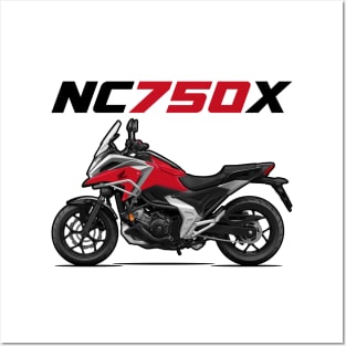 NC750X - Red Posters and Art